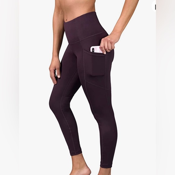90 Degree By Reflex Pants & Jumpsuits 9 Degree By Reflex Xs Yoga Pants Marrn Poshmark